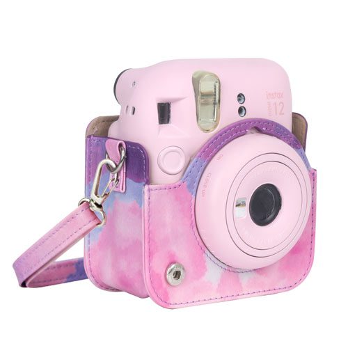 کیف چرمی دوربین فوجی فیلم کهکشانی Instax Mini 12 Galaxy Bag