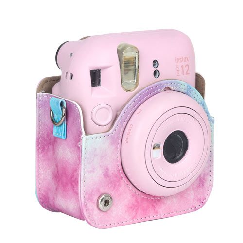 کیف چرمی دوربین فوجی فیلم کهکشانی Instax Mini 12 Galaxy Bag