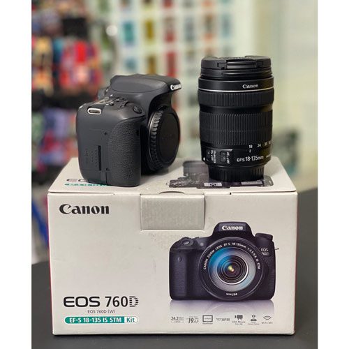 دوربین عکاسی کانن همراه لنز Canon EOS 760D Kit 18-135mm IS STM کارکرده
