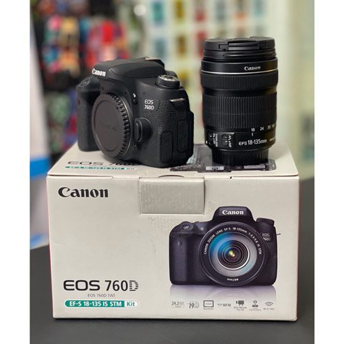 دوربین عکاسی کانن همراه لنز Canon EOS 760D Kit 18-135mm IS STM کارکرده