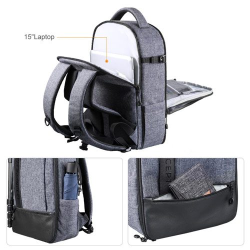 کوله پشتی دوربین کی اند اف K&F KF13.044V5 Camera Backpack