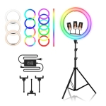 رینگ لایت سالنی Ringlight HSN45 RGB + پایه