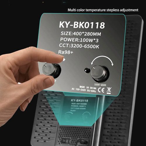 نور ثابت ویدیویی Soft Light KY-BK0118 LED
