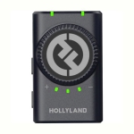 میکروفون یقه ای دوکاربر بی سیم هالیلند Hollyland Lark M2 Duo Camera (Shine Charcoal)