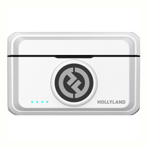 میکروفون یقه ای بی سیم هالی لند (Hollyland Lark M2 Duo Combo (Ivory White