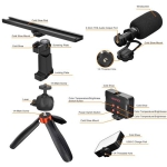 کیت تولید کننده محتوا همراه نور و میکروفون کامیکا Comica CVM-VM10-K5