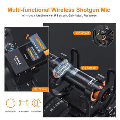 میکروفون بیسیم شاتگان کامیکا Comica CVM-VM30 Shotgun Microphone