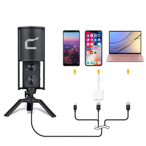 کابل تایپ سی به تایپ سی کامیکا Comica USB-C To USB-C