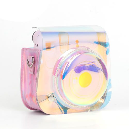 کیف دوربین فوجی فیلم مناسب FujiFilm Instax mini 11/12 Clear Pink Bag