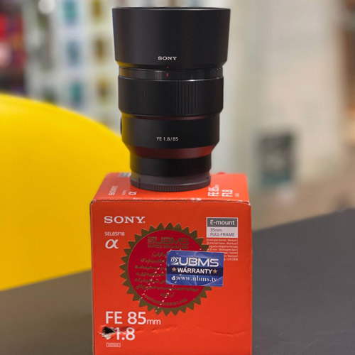 لنز سونی مدل Sony FE 85mm f/1.8 کارکرده