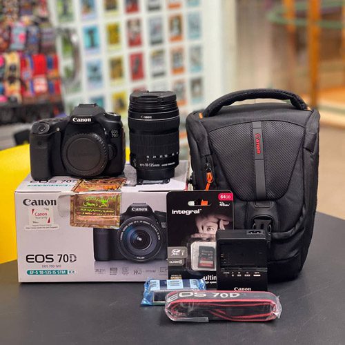دوربین عکاسی کانن همراه لنز Canon EOS 70D Kit 18-135mm IS STM کارکرده