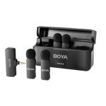میکروفون 4 کاربره بی سیم یقه ای بویا Boya BY-V4 TRS