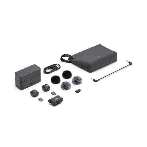 میکروفون بی سیم یقه ای دی جی آی دو کاربر DJI Mic Mini 2-Person