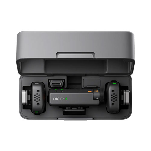 میکروفون بی سیم یقه ای دی جی آی دو کاربر DJI Mic Mini 2-Person