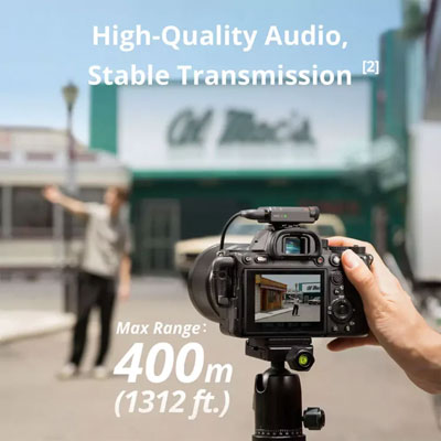 میکروفون بی سیم یقه ای دی جی آی دو کاربر DJI Mic Mini 2-Person