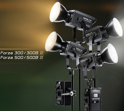 نور ویدیویی نانلایت Nanlite Forza 300B II Bi-Color LED