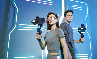 گیمبال موبایل ژیون تک اسموت Zhiyun Smooth 5S AI Smartphone Gimbal