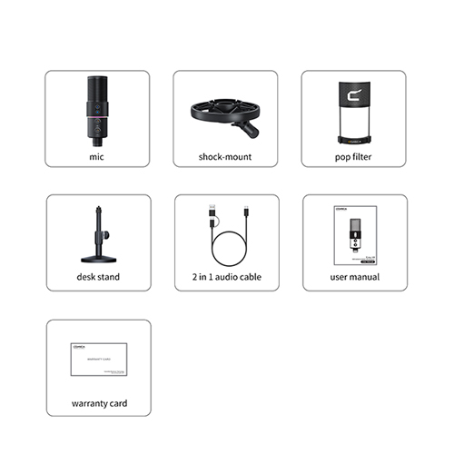 میکروفون استودیویی کامیکا Comica EJOY STA-U2D Microphone