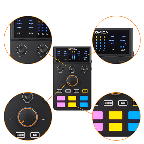 کارت صدا کامیکا Comica ADCaster C1 Audio Kit