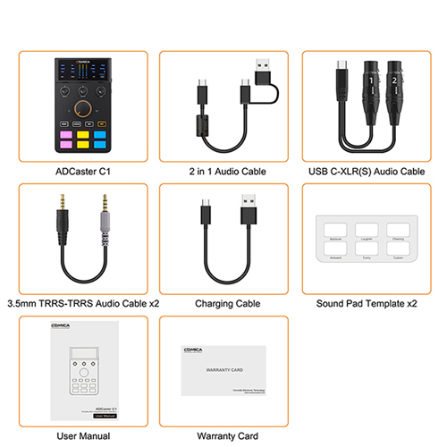 کارت صدا کامیکا Comica ADCaster C1 Audio Kit