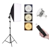 کیت سافت باکس لامپی Softbox 50×70 Bi-Color + پایه و لامپ