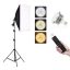 کیت سافت باکس لامپی Softbox 50×70 Bi-Color + پایه و لامپ