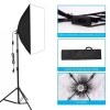 کیت سافت باکس لامپی Softbox 50×70 Bi-Color + پایه و لامپ