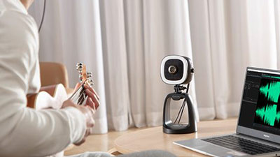 میکروفون و وبکم بویا مدل BOYA BY-CM6A USB Webcam Microphone