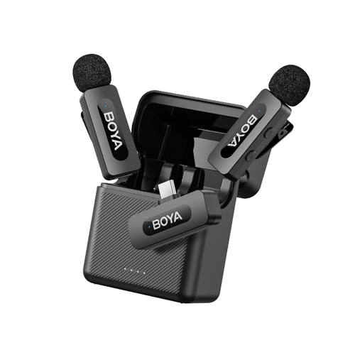 میکروفون دو کاربر بی سیم یقه ای بویا Boya BY-V30 Type-C