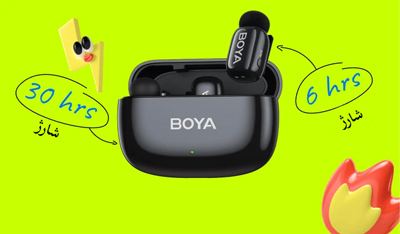 میکروفون بی سیم دو کاربر بویا مدل Boya mini 12 Combo