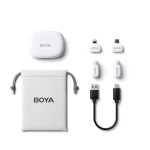 میکروفون بی سیم دو کاربر بویا مدل Boya mini 13 Combo White