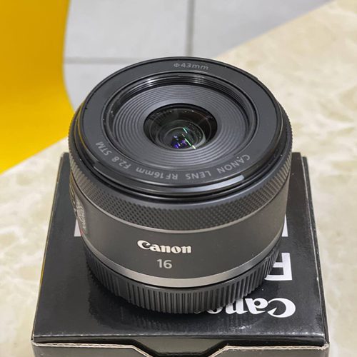 لنز بدون آینه کانن Canon RF 16mm f/2.8 STM کارکرده