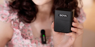 میکروفون دو کاربر بی سیم یقه ای بویا Boya BY-V3 Lightning/Type-C Combo