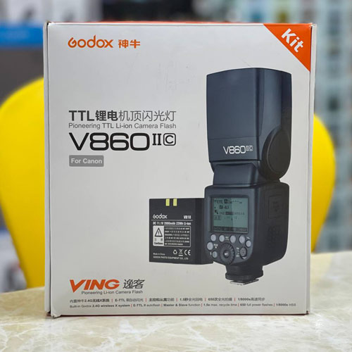 فلاش گودکس مدل Godox Ving V860II C کارکرده