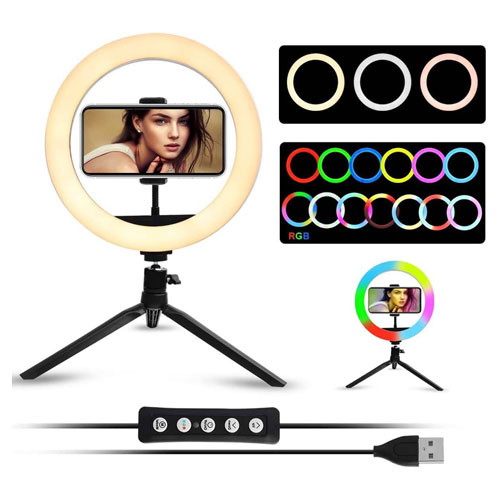 رینگ لایت پاورپک Powerpak MJ33 RGB