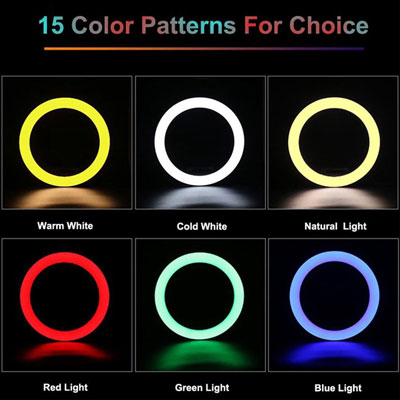 رینگ لایت پاورپک Powerpak MJ33 RGB