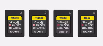 کارت حافظه سونی Sony 160GB CFexpress Type A TOUGH