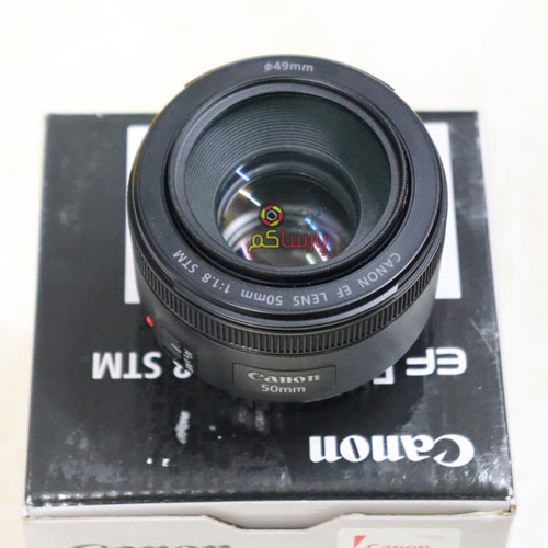 لنز کانن مدل Canon EF 50mm f/1.8 کارکرده