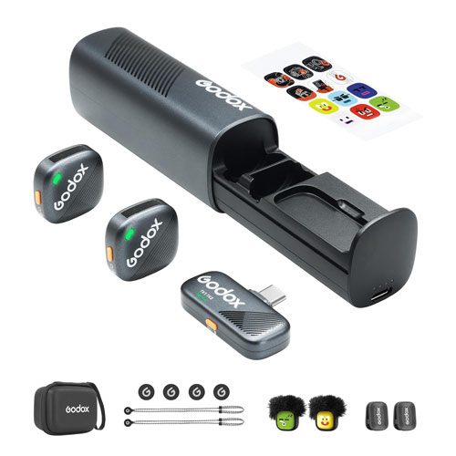 میکروفون دو کاربر گودکس Godox UBE-SC KIT 2 Microphone USB-C