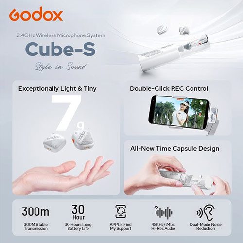 میکروفون دو کاربر گودکس Godox UBE-SC KIT 2 Microphone USB-C