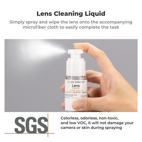 مایع تمیز کننده لنز کی اند اف K&F Cleaning Lens