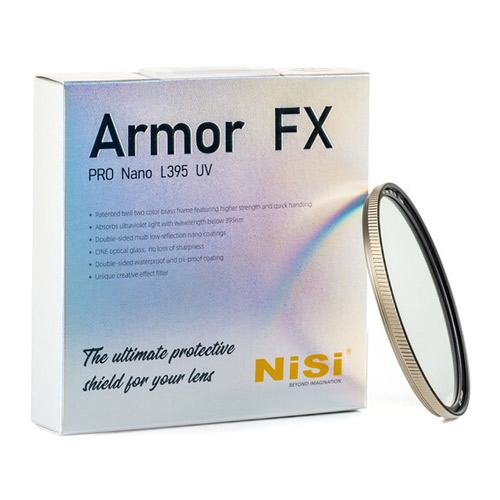 فیلتر لنز عکاسی یووی نیسی NiSi Armor FX PRO Nano L395 UV 72mm