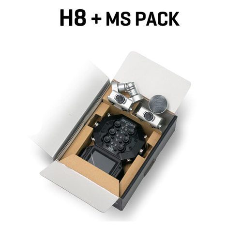 رکوردر صدا زوم Zoom H8 + MS Pack Ltd. Edition