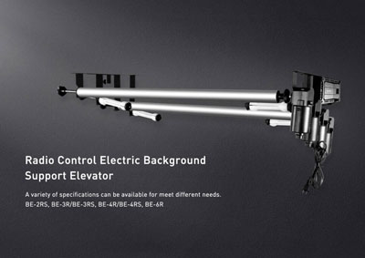 نگهدارنده فون برقی 3 تایی و ریموت نانلایت Nanlite BE‑3RS Background Support