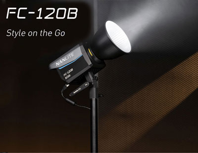 نور ویدیویی نانلایت Nanlite FC120B Bi-Color Spotlight