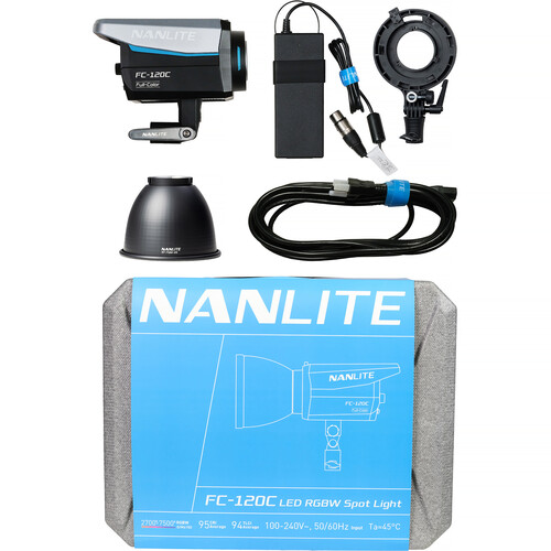نور ویدیویی نانلایت Nanlite FC120C RGB LED Spotlight