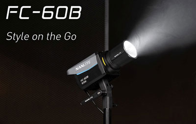 نور ویدیویی نانلایت Nanlite FC60B Bi-Color Spotlight