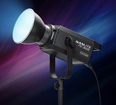 نور ویدیویی نانلایت Nanlite FS-300C RGB LED Monolight