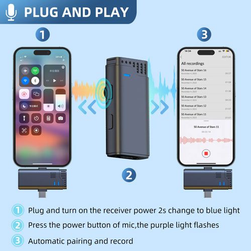 میکروفون بی‌سیم جیماری Jmary MW-16 For Mobile and Camera