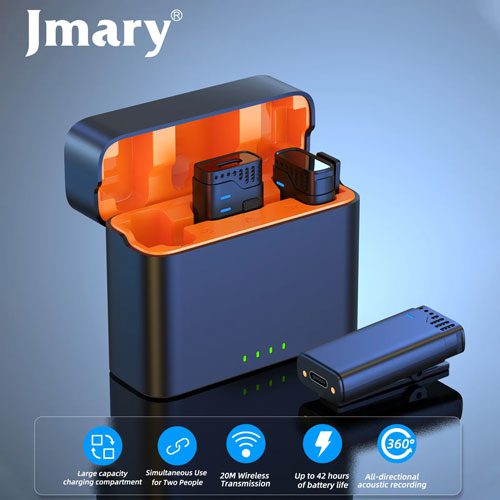 میکروفون بی‌سیم جیماری Jmary MW-16 For Mobile and Camera